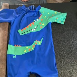 Boys alligator swimsuit